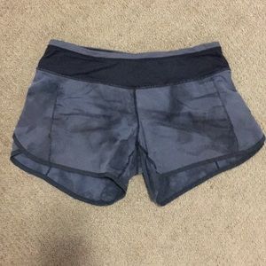 Lululemon speed shorts